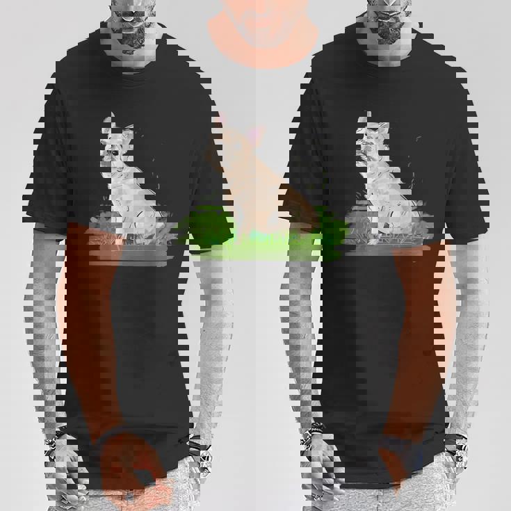 面白い手描きの犬-フレンチブルドッグ愛好家の贈り物 French Bulldogs Lovers Tシャツ 面白い贈り物