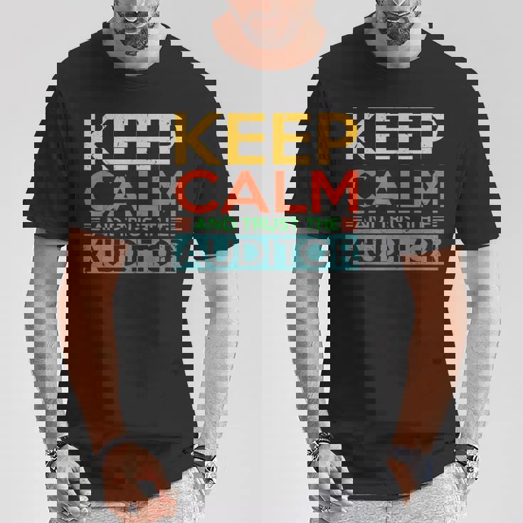 面白い監査人 Tシャツ 面白い贈り物