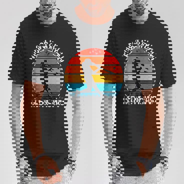 面白い野球の引用 Tシャツ 面白い贈り物