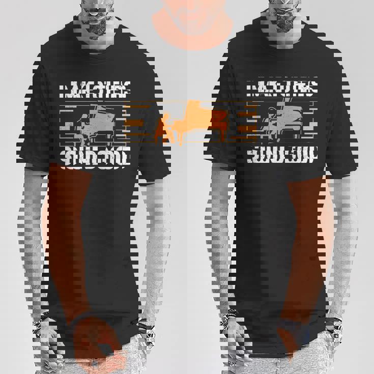 面白い音楽伴奏者 I Make Othersound Good Accompany Tシャツ 面白い贈り物