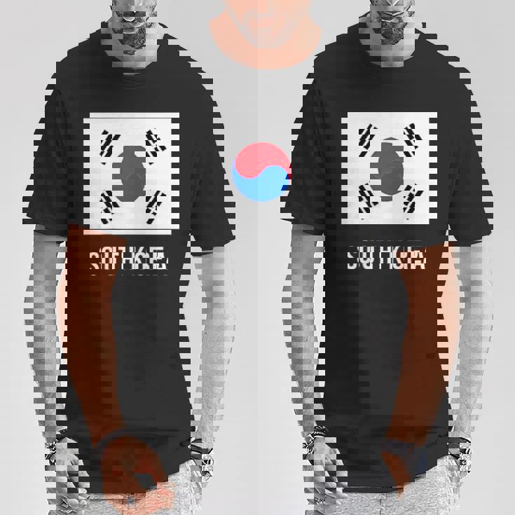 韓国 韓国の国旗 Tシャツ 面白い贈り物