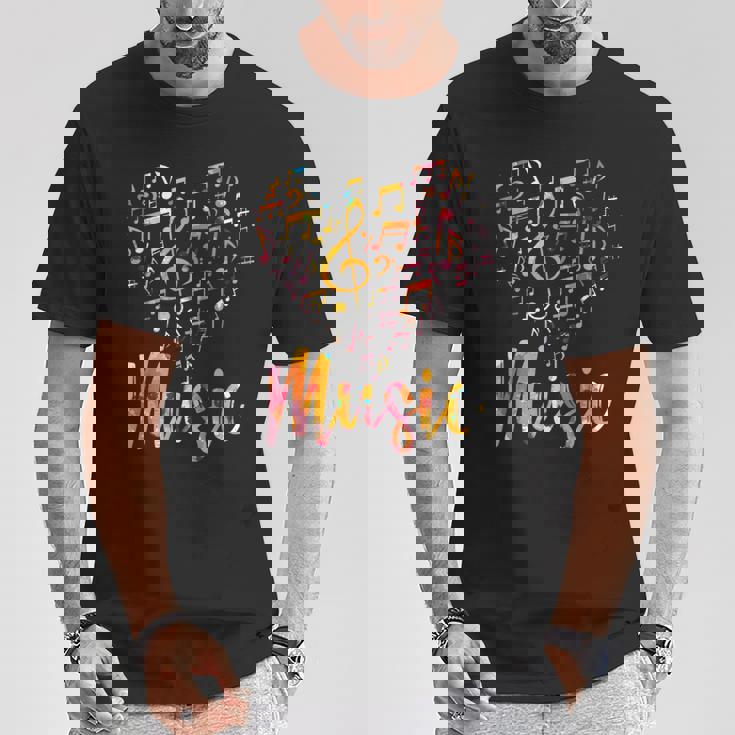 音楽家ギフト 楽器 音符 ト音記号 Tシャツ 面白い贈り物