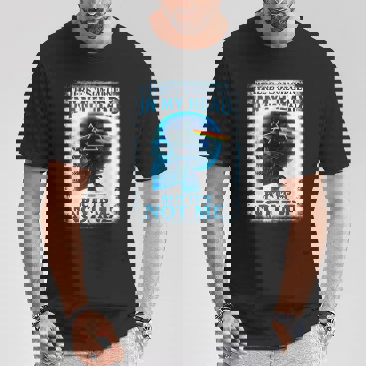 頭の中に誰かがいるけどスケルトンって言ってるのは私じゃない Tシャツ 面白い贈り物