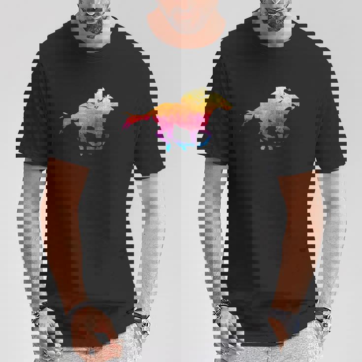 馬tシャツ ポケット レース 馬 乗馬 競馬 ジョッキー 面白いtシャツ メンズ おもしろ 面白い レトロビンテージ Tシャツ 面白い贈り物