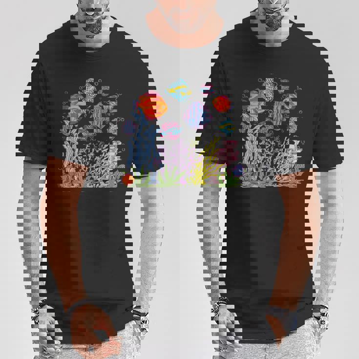 魚の養殖 魚の飼育 熱帯魚 Tシャツ 面白い贈り物