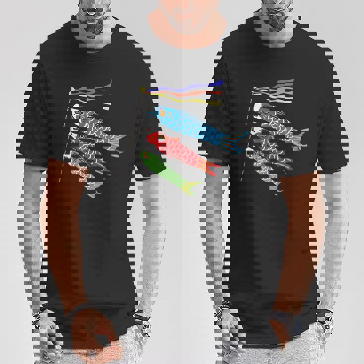 鯉鯉 鯉のぼり 旗 こどものひ Tシャツ 面白い贈り物