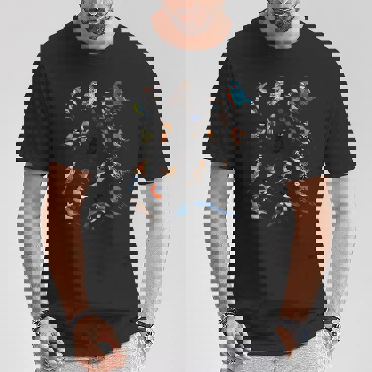 鳥類 鳥 動物 図 バードウォッチング 贈り物 鳥類学者 Tシャツ 面白い贈り物