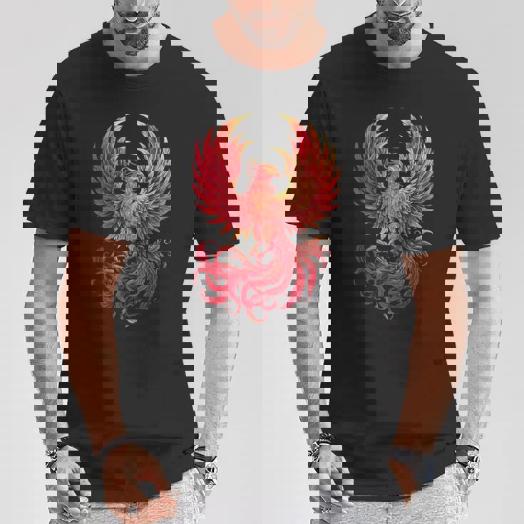 鳳凰 神話 鳥 ライズ 若返り 火の鳥 Tシャツ 面白い贈り物