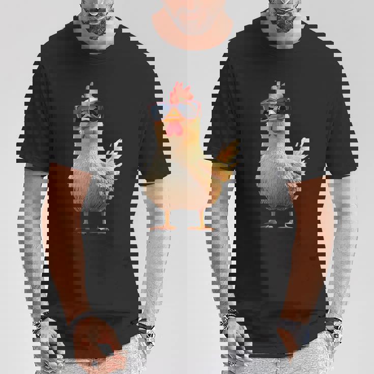 鶏 農家 農家 甘い 鶏 Tシャツ 面白い贈り物