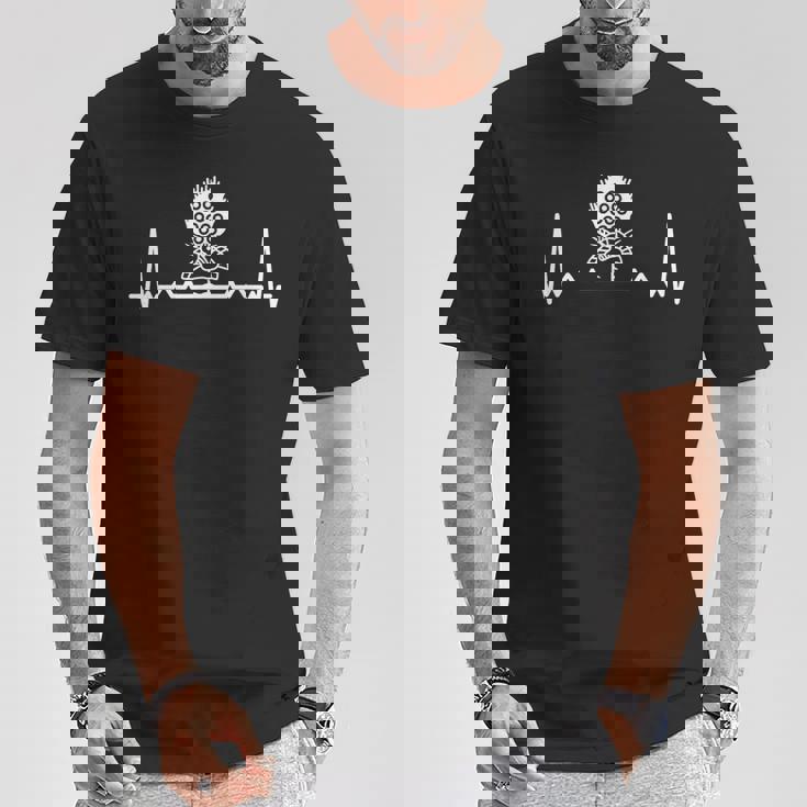 麻雀 牌 一索 心電図 おもしろ グッズ 服 面白いtシャツ 文字入り 面白い 文字 ネタ メンズ 心拍 Tシャツ 面白い贈り物