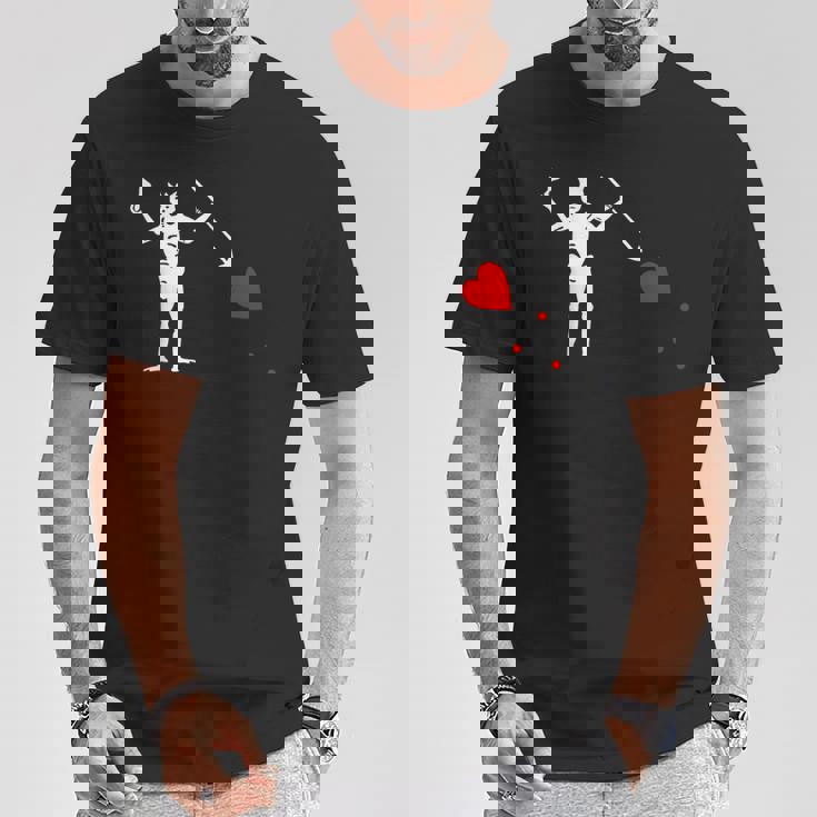 黒ひげ海賊旗-オリジナルエドワード・ティーチ Tシャツ 面白い贈り物