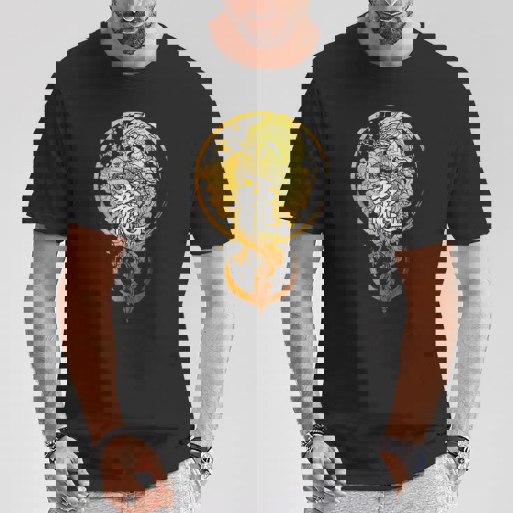 龍 中国の漢字 動物 干支 占星術 ドラゴン Tシャツ 面白い贈り物