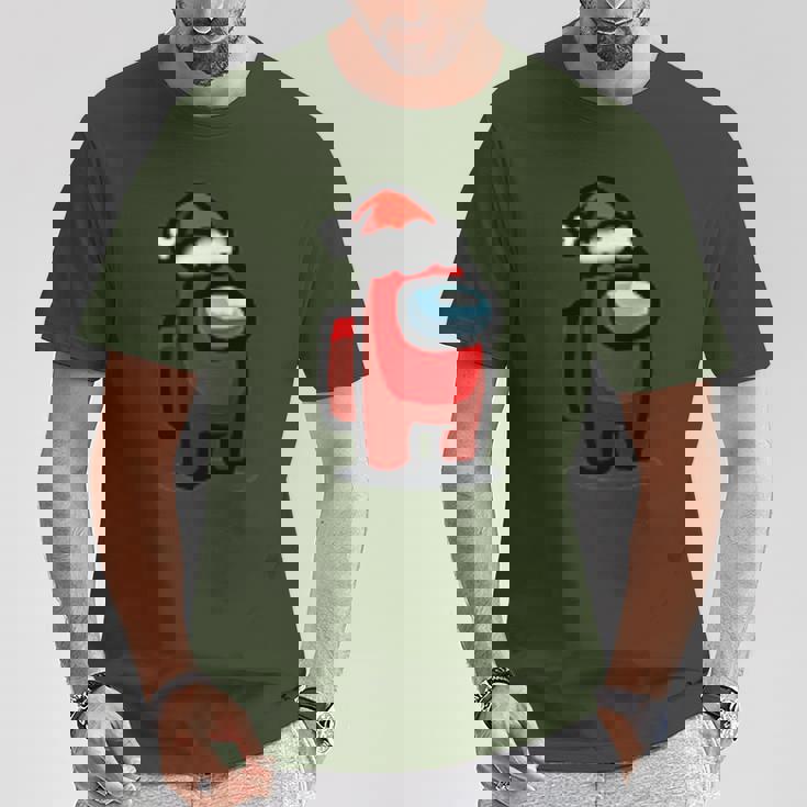 Christmas Costume Amongtars Game Us ビンテージ Tシャツ 面白い贈り物