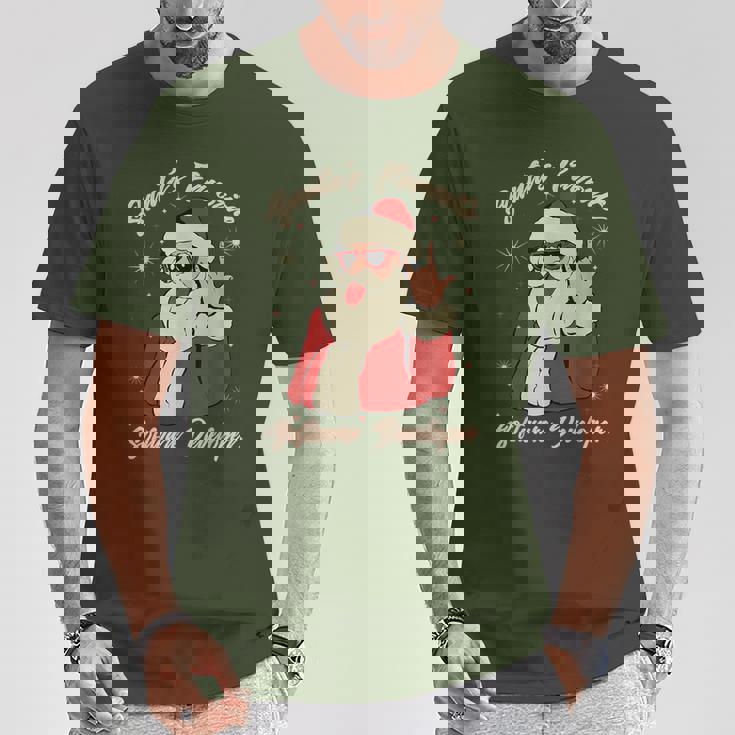 Santa's Favorite ソフトウェア開発者 面白いクリスマスサンタ Tシャツ 面白い贈り物