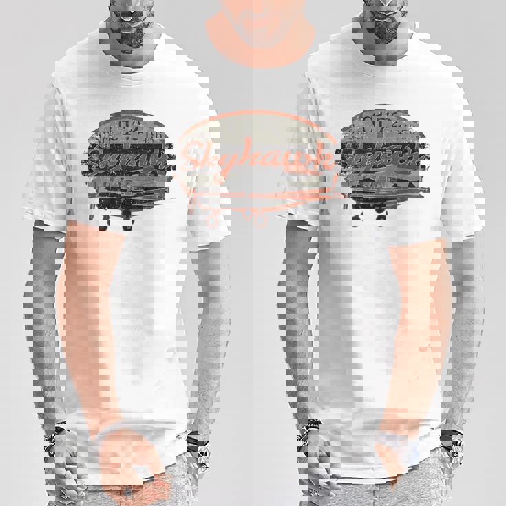 172Kyhawk ヴィンテージ レトロ 飛行機 フライングパイロット Tシャツ 面白い贈り物