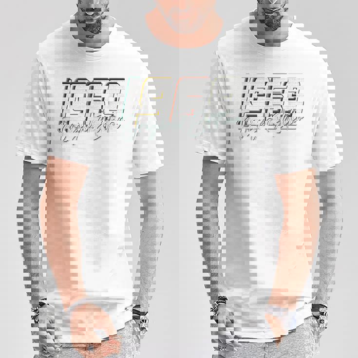 55 歳の誕生日、レトロなスタイルのオリジナル 1969 年版 Tシャツ 面白い贈り物