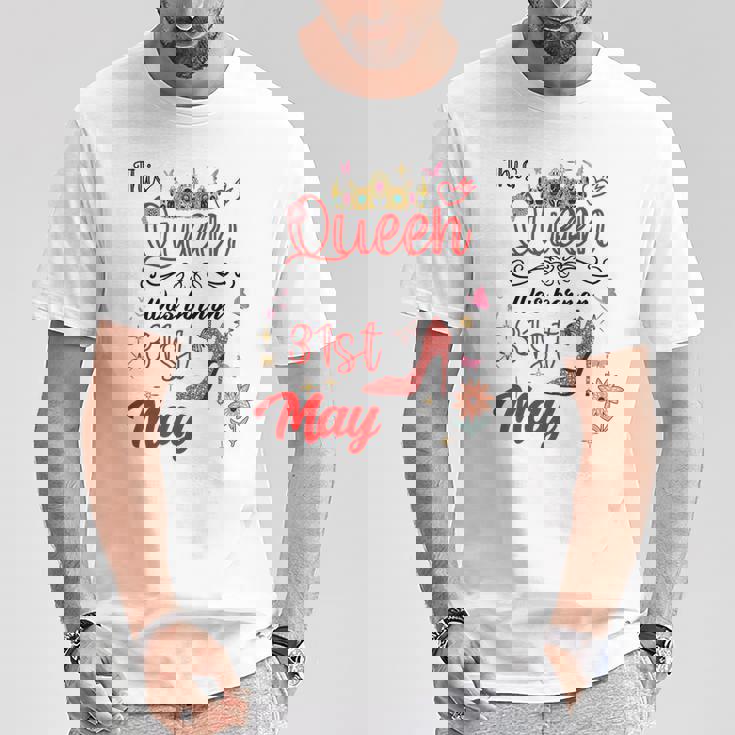5月31日 誕生日 この女王は5月31日に生まれました Tシャツ 面白い贈り物