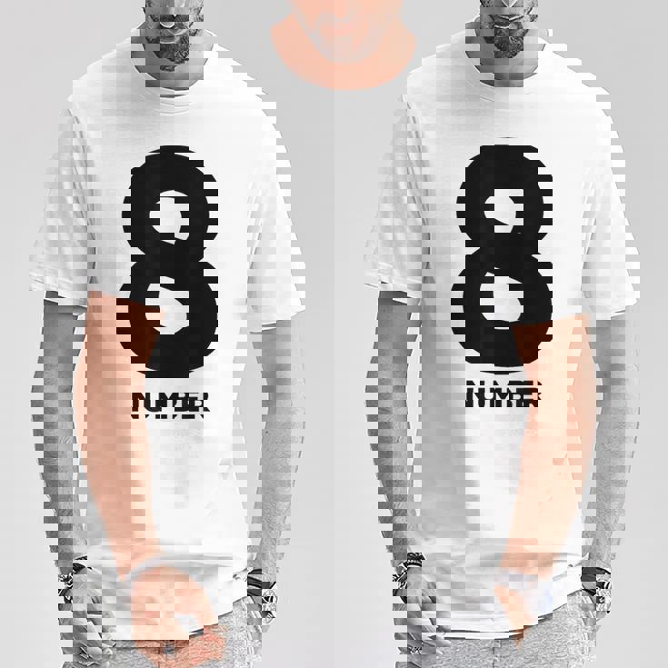 8 数字 Tシャツ 面白い贈り物