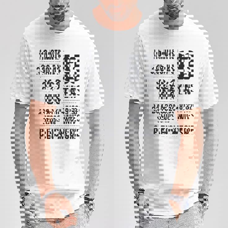 93歳の誕生日 男性 女性 面白い 93歳 Tシャツ 面白い贈り物