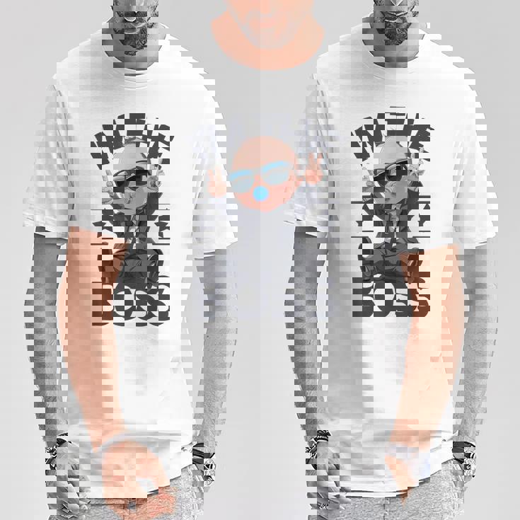 Baby Boss I'm The Boss レトロ Like A Boss キッズ Tシャツ 面白い贈り物