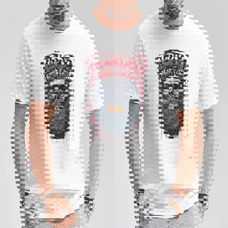 メンズ Bearded For Her Pleasure Beard Lover メンズ Tシャツ 面白い贈り物