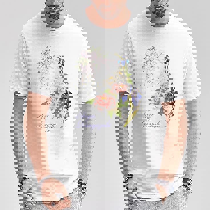 Beauty Flower（4） 長袖tシャツ Tシャツ 面白い贈り物