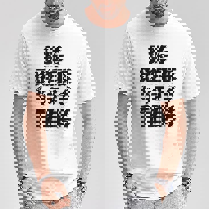 Big Brother Of Twins New Big Brotheriblingギフト Tシャツ 面白い贈り物