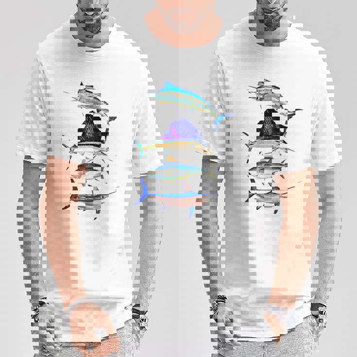 Big Deepea スポーツフィッシュ カジキ 太刀魚 カジキ マグロ Tシャツ 面白い贈り物