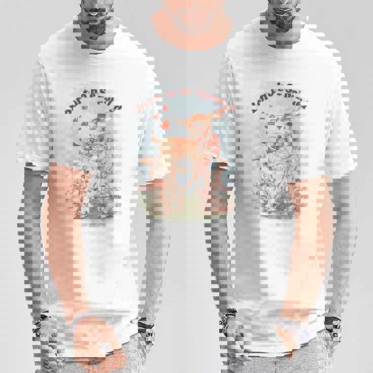 Born To Bepoiled Cute Animal Illustration 長袖tシャツ Tシャツ 面白い贈り物