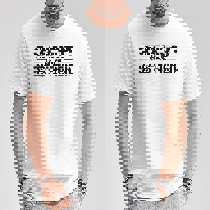 Chatgptは私の親友です Tシャツ 面白い贈り物