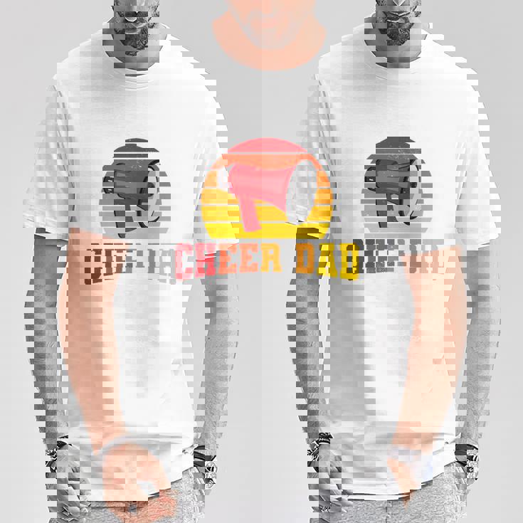 Cheer Dad チアリーディング 父の日 長袖tシャツ Tシャツ 面白い贈り物