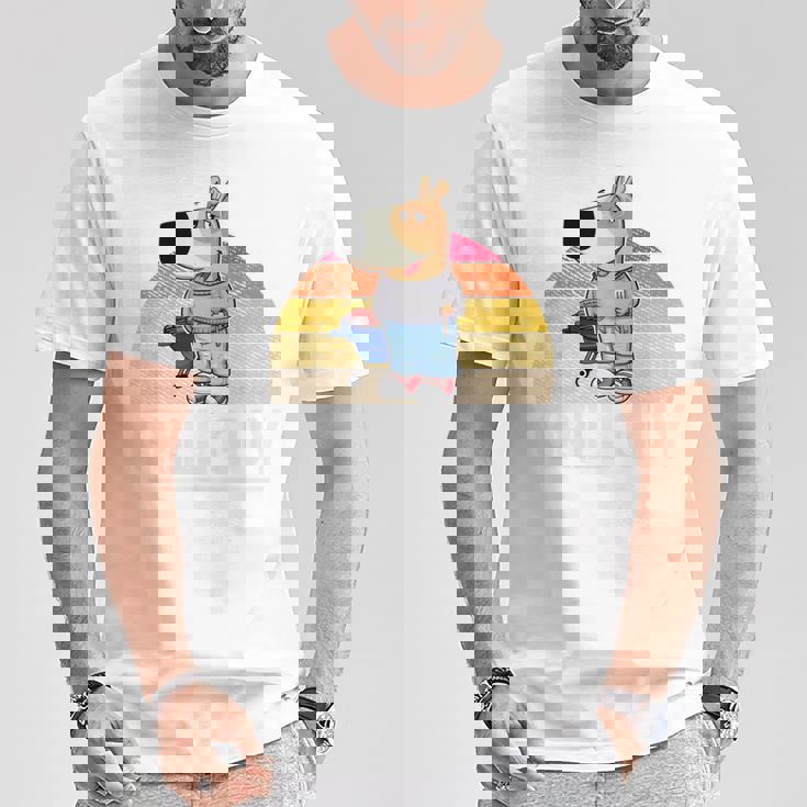 Chill Guy Meme Grill Guy Bratwurst グリル シェフグリル 長袖tシャツ Tシャツ 面白い贈り物