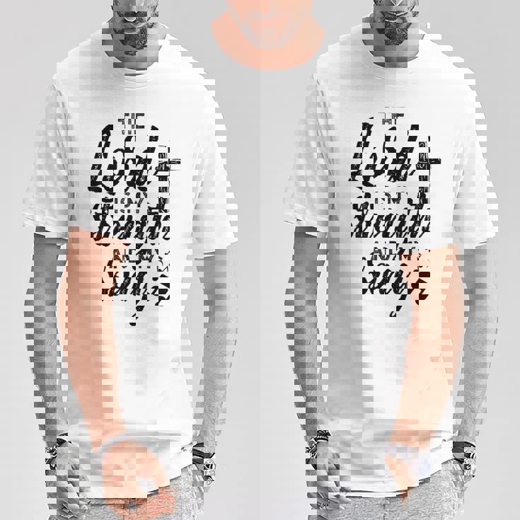 Christian The Lord Myong Mytrength Tシャツ 面白い贈り物