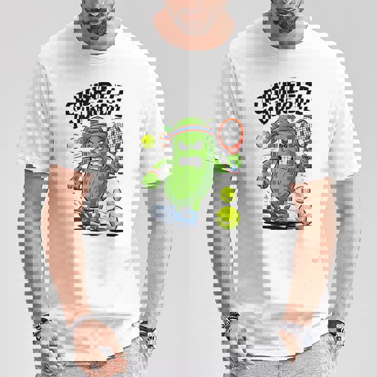 Crushed It You Big Dill Pickle Tennis Tシャツ 面白い贈り物