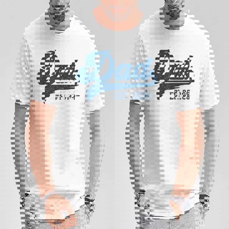 Dad Est 2025 Dad To Be New Dad Tシャツ 面白い贈り物