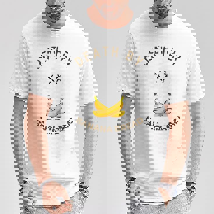 Death By Banana Bread Tシャツ 面白い贈り物