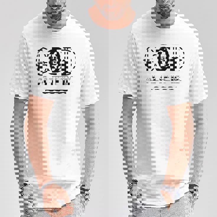 Dios Cristiano Es Bueno Todo El Tiempo Camiseta unisex Regalos divertidos