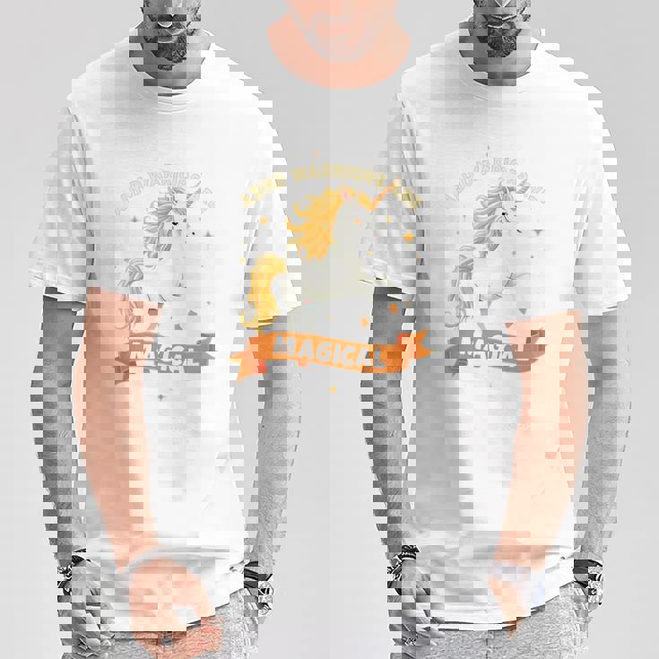 Empowered Adhd Warrior Unicorn Neurodiversity Pride 長袖tシャツ Tシャツ 面白い贈り物