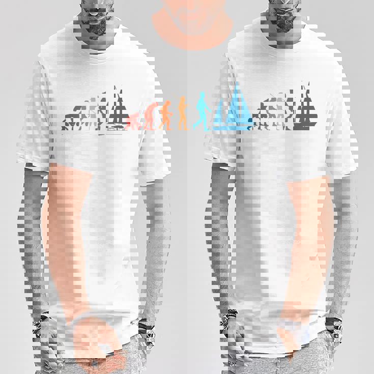 Evolution Graphic ヨット 船長 セーリング 海 ボート ヨット Tシャツ 面白い贈り物
