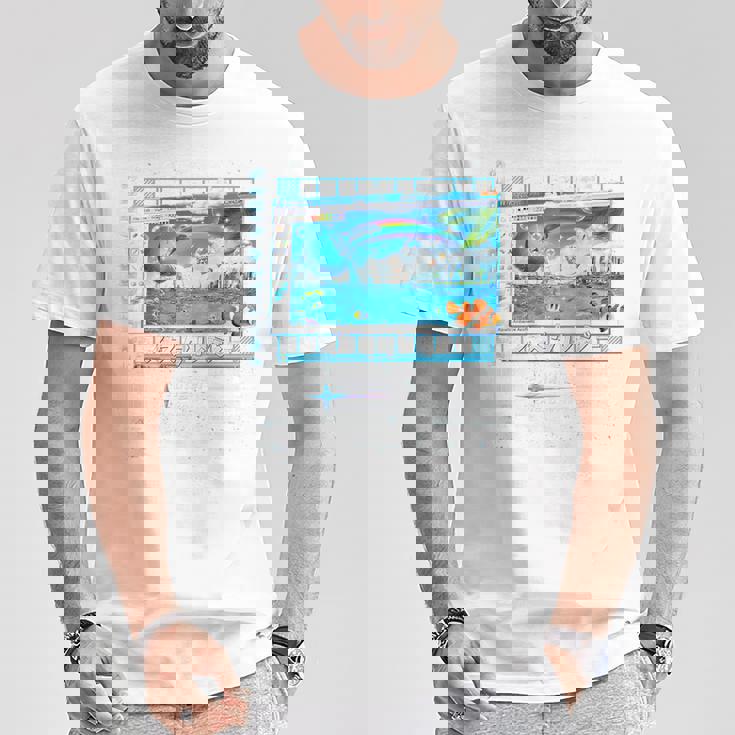 Frutiger エアロファッション バックプリント Frutigeribes Tシャツ 面白い贈り物