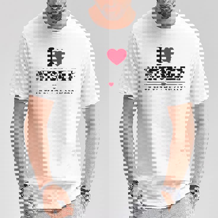 I Love Myself I Heart Myself Tシャツ 面白い贈り物