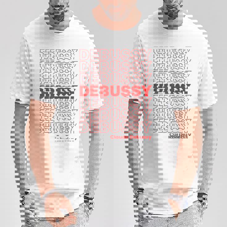 クロード ドビュッシー クラシック音楽作曲家 Thank You Meme Tシャツ 面白い贈り物