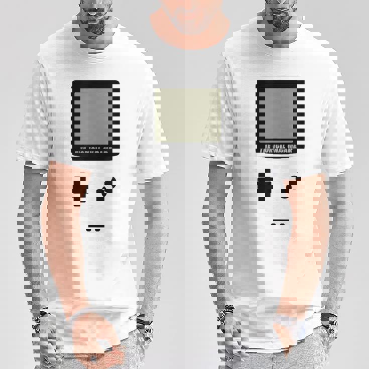 Gameboy オリジナルゲーマー 面白いオタクビデオゲームシャツ Tシャツ 面白い贈り物