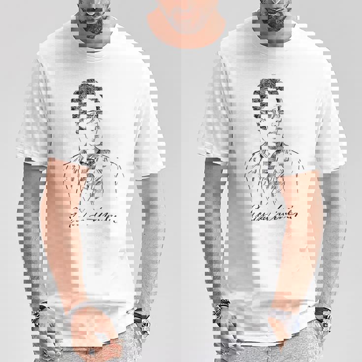 Gustav Mahler グスタフ・マーラー オーストリアの作曲家、指揮者。 音楽 Tシャツ 面白い贈り物