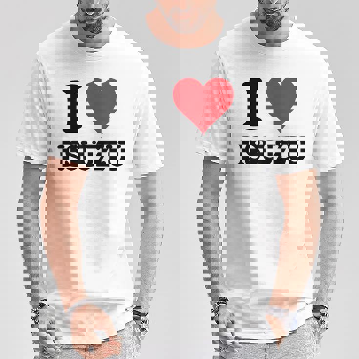 I Heart いすゞ ファーストネーム I Love パーソナライズ Tシャツ 面白い贈り物