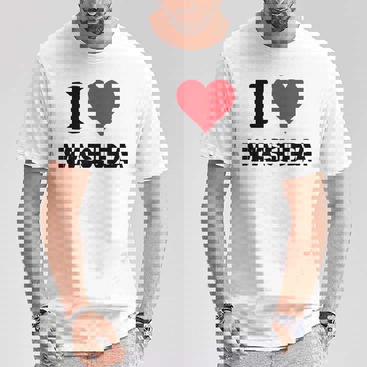 I Heart 益田ジャパンラブ 日本のお土産品 Tシャツ 面白い贈り物