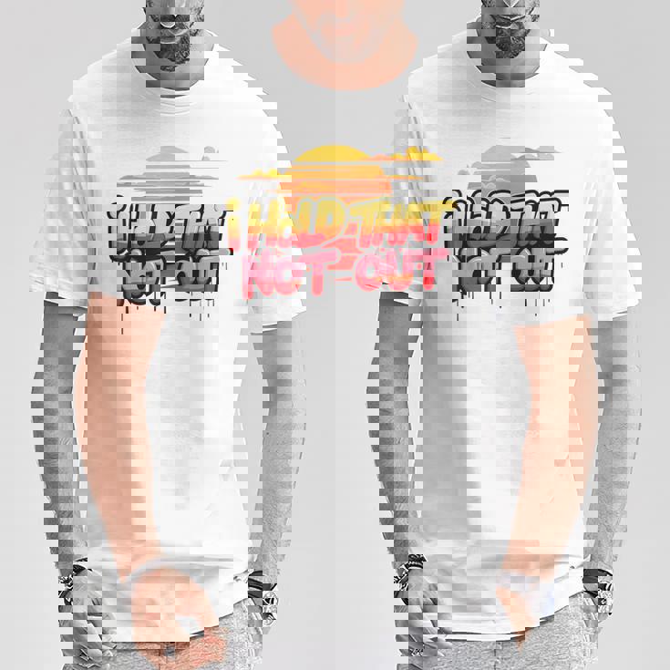 I Hold That Not Out Denglishaying Tシャツ 面白い贈り物