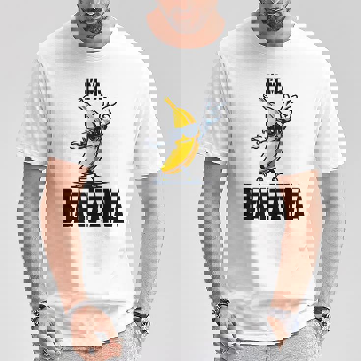 I'm A Banana シャツ かわいい 面白い バナナ コスチューム メンズ レディース キッズ Tシャツ 面白い贈り物