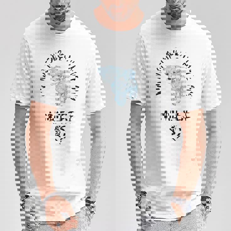 I'm Notingle I Have My Maltesealentines マルチーズ犬 Tシャツ 面白い贈り物