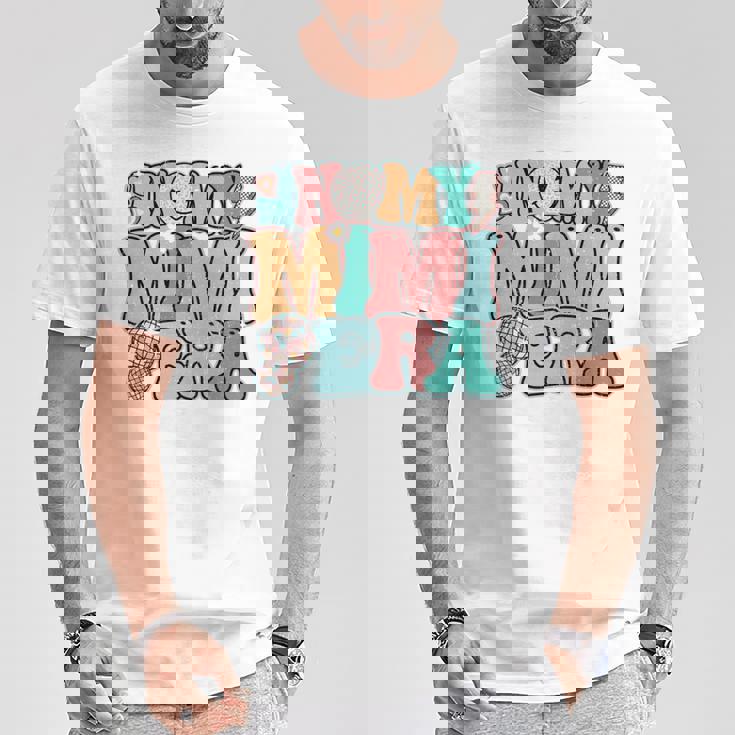 In My Mimi Era Groovy Leopardmile Face New Grandma Grandma 長袖tシャツ Tシャツ 面白い贈り物